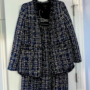 A women’s two piece fully lined suit